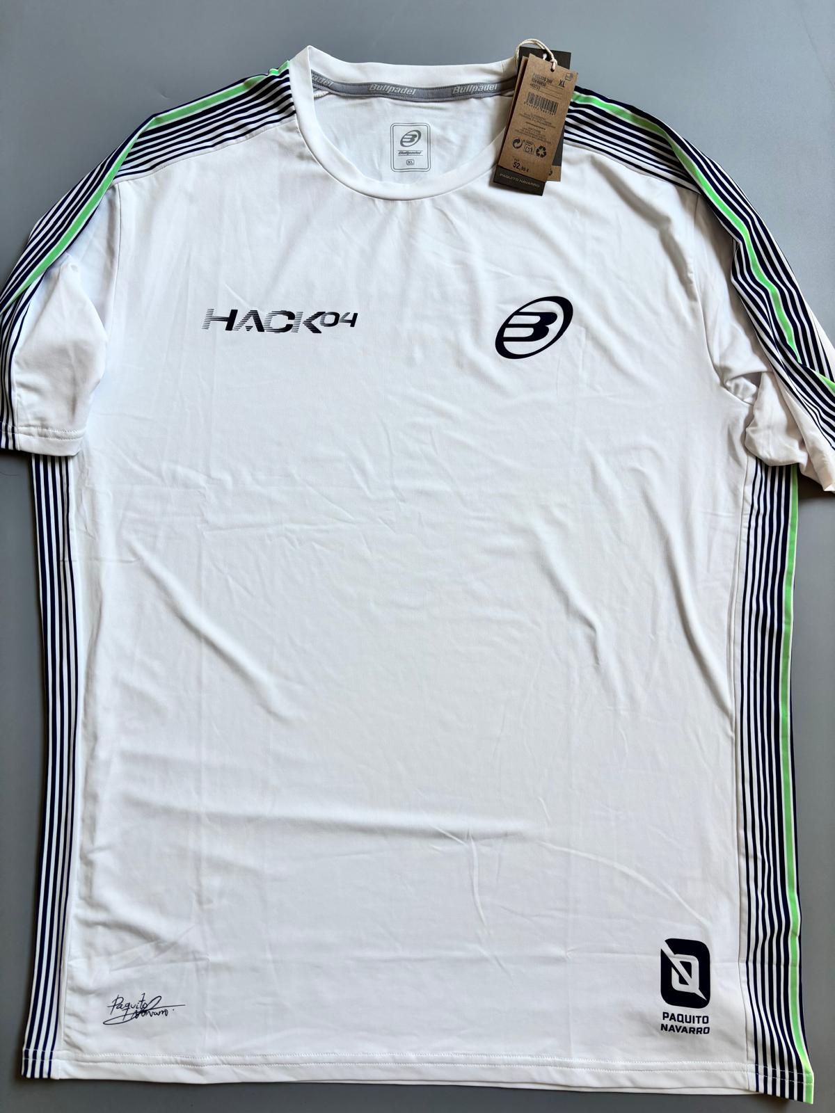 T-shirt Bullpadel Replica Paquito 26V Blanc - XL