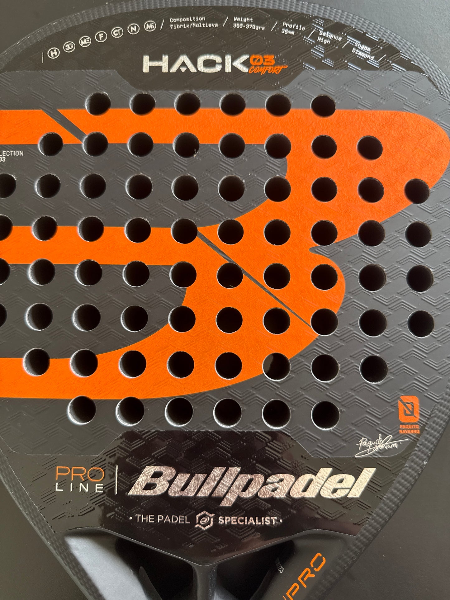Raquette de padel Bullpadel Hack 03 Comfort 2024