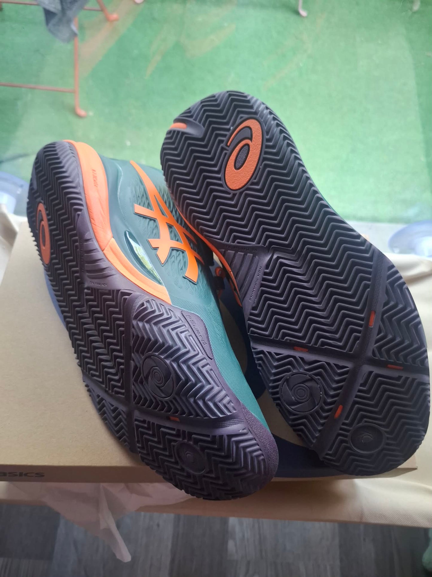 Chaussures de padel Homme Asics Gel-Resolution X Padel Vert