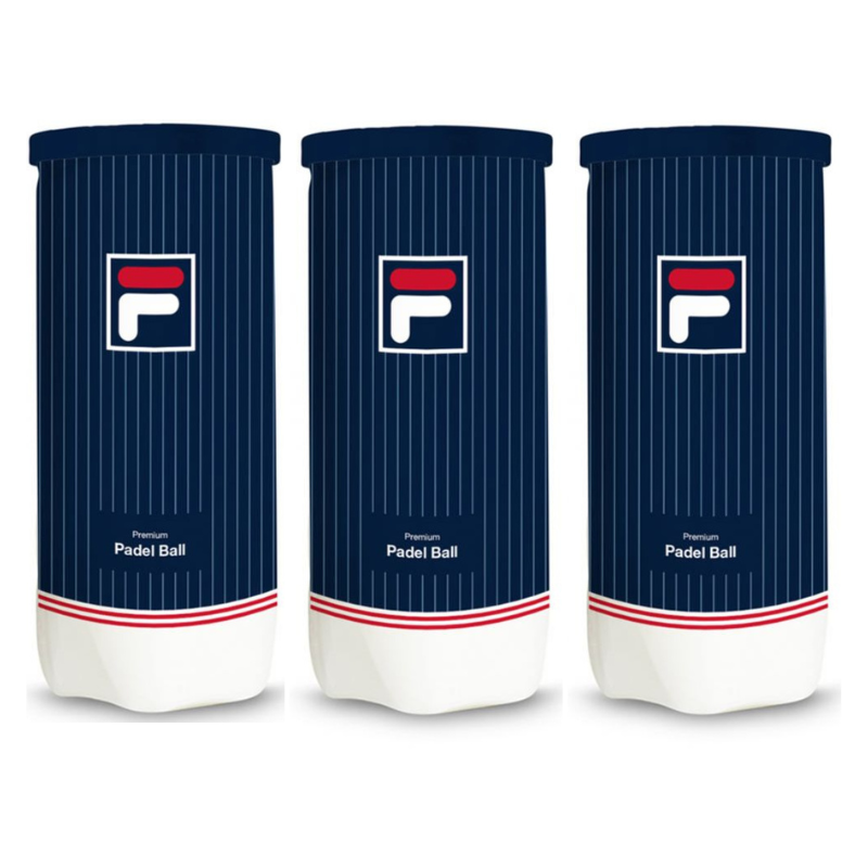 Tripack de 3 balles de padel Fila Premium padel