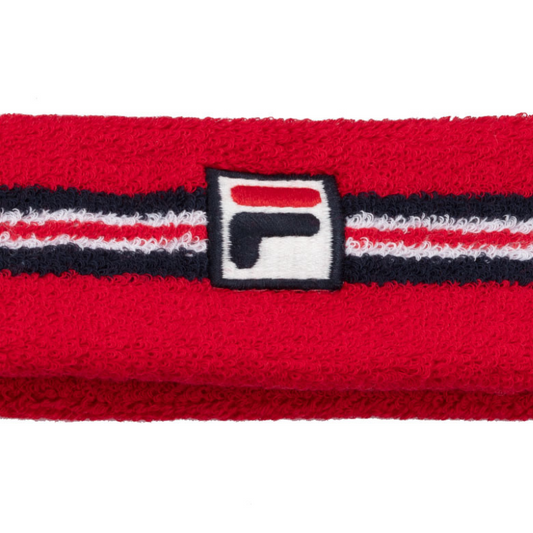 Bandeau éponge Fila Jacob Rouge