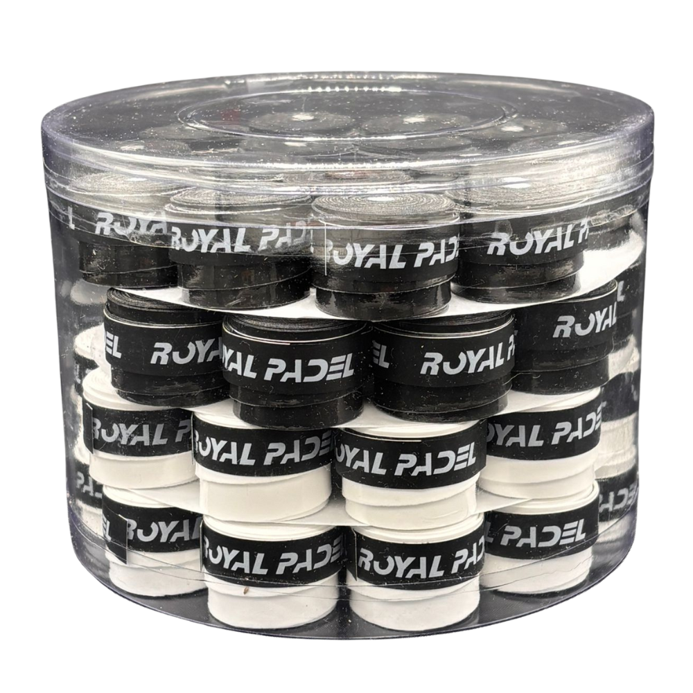 Boîte de 60 Surgrips Royal Padel Noir/Blanc