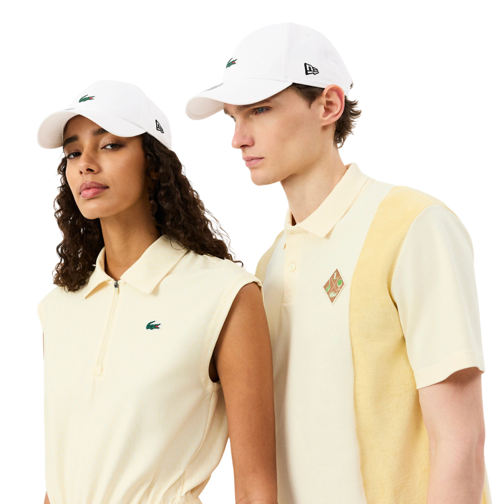 Casquette Lacoste New Era Blanc - Esprit Padel Shop
