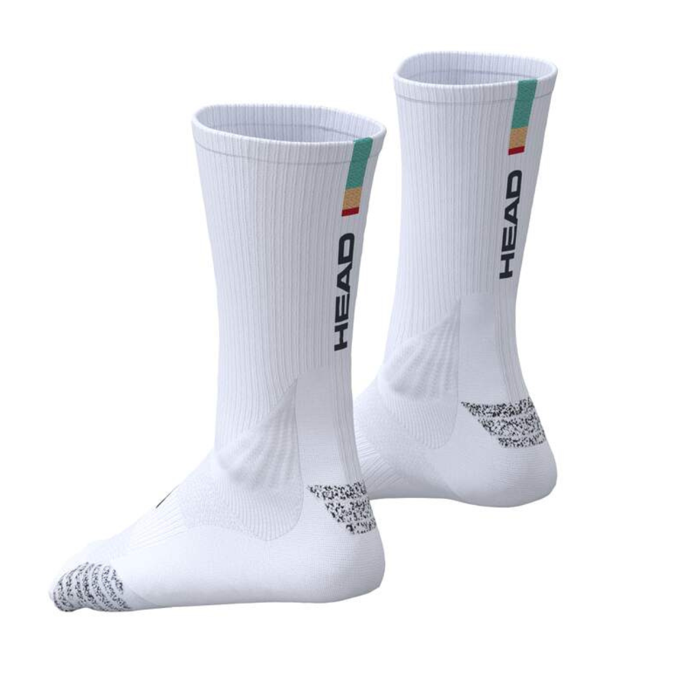 Chaussettes Head 1P Color Crew Blanc/Bleu