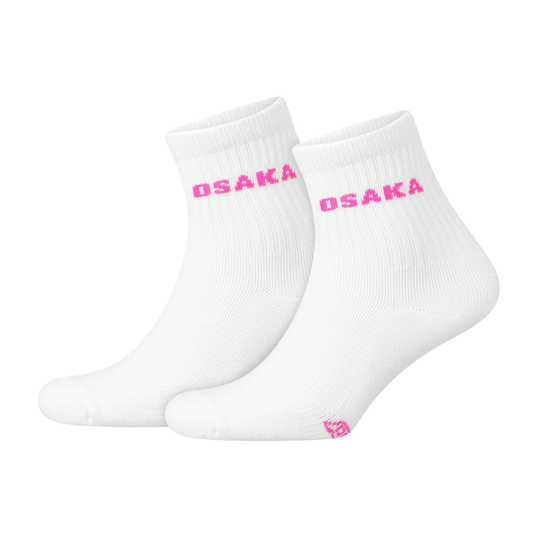 Chaussettes Osaka Short Duo Blanc/Rose