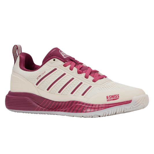 Chaussures de padel Femme K-Swiss Ultra Court Padel Blanc/Rose