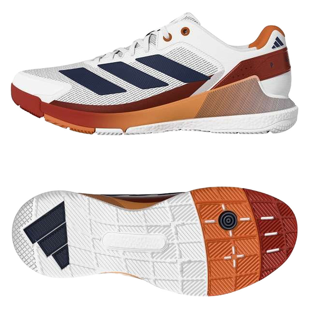 Chaussures de padel Homme Adidas Crazyquick Boost Blanc/Orange - Esprit Padel Shop