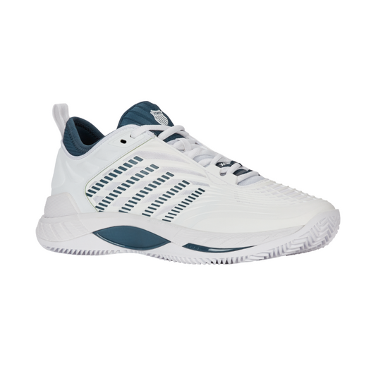 Chaussures de padel Homme K-Swiss Hypercourt Supreme 2 Clay Blanc/Bleu