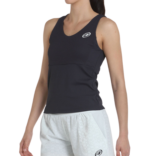 Débardeur Bullpadel Porru Noir Femme