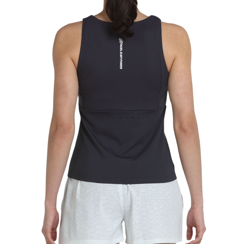 Débardeur Bullpadel Porru Noir Femme