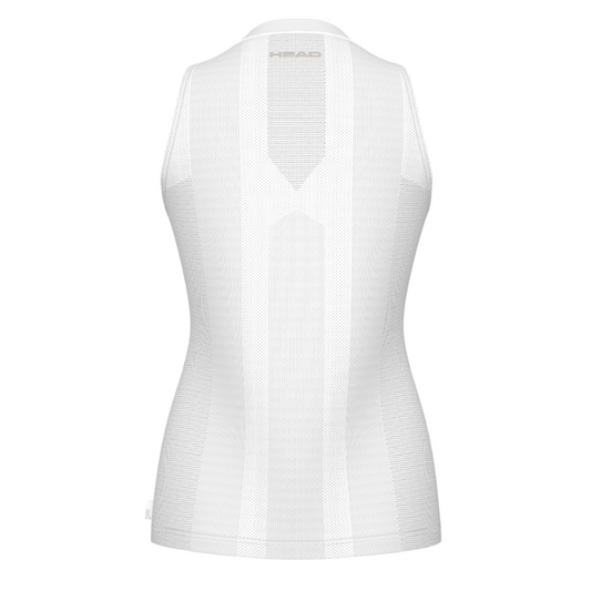 Débardeur Head Performance Tank Top Blanc/Gris Femme