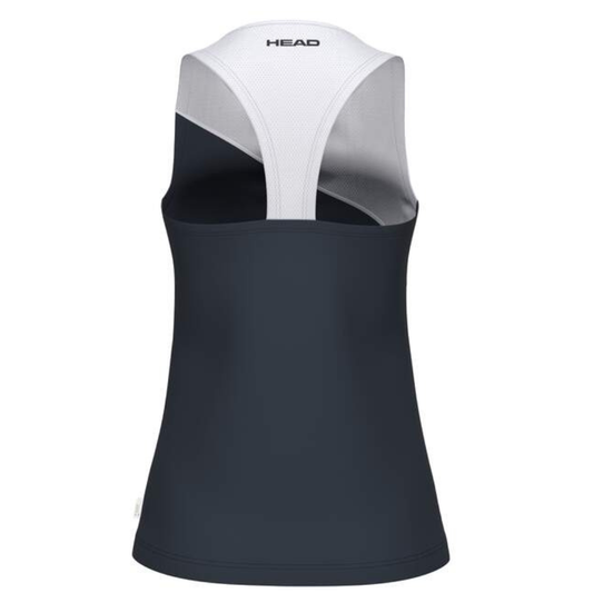 Débardeur Head Spirit Tank Top Blanc/Bleu Marine Femme