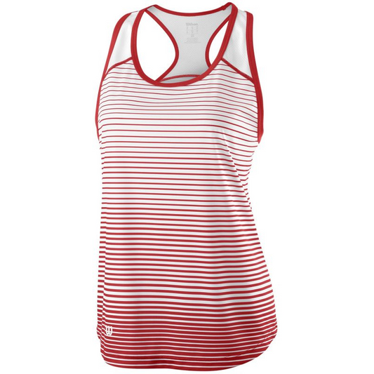 Débardeur Wilson Team Striped Rouge Femme