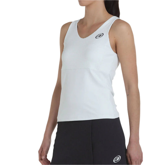 Débardeur Bullpadel Porru Blanc Femme