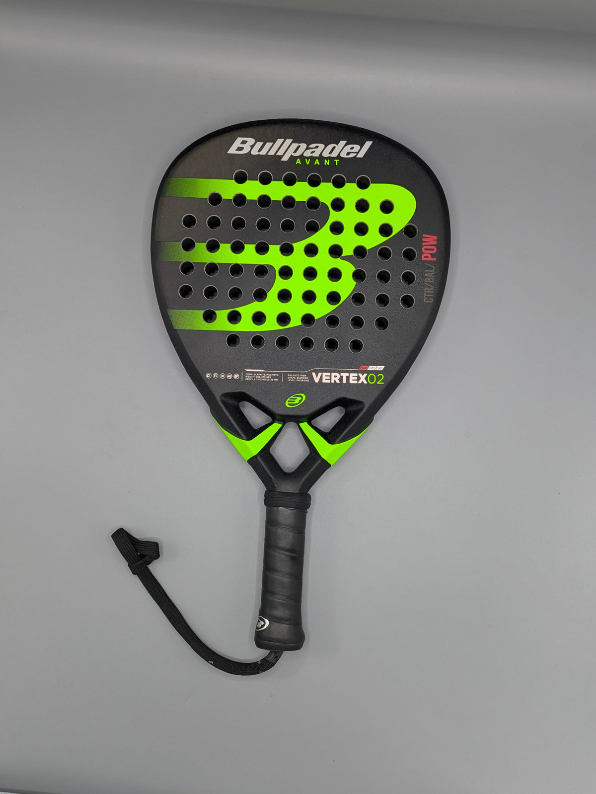 Raquette de padel Bullpadel Vertex 02 Avantline Verte