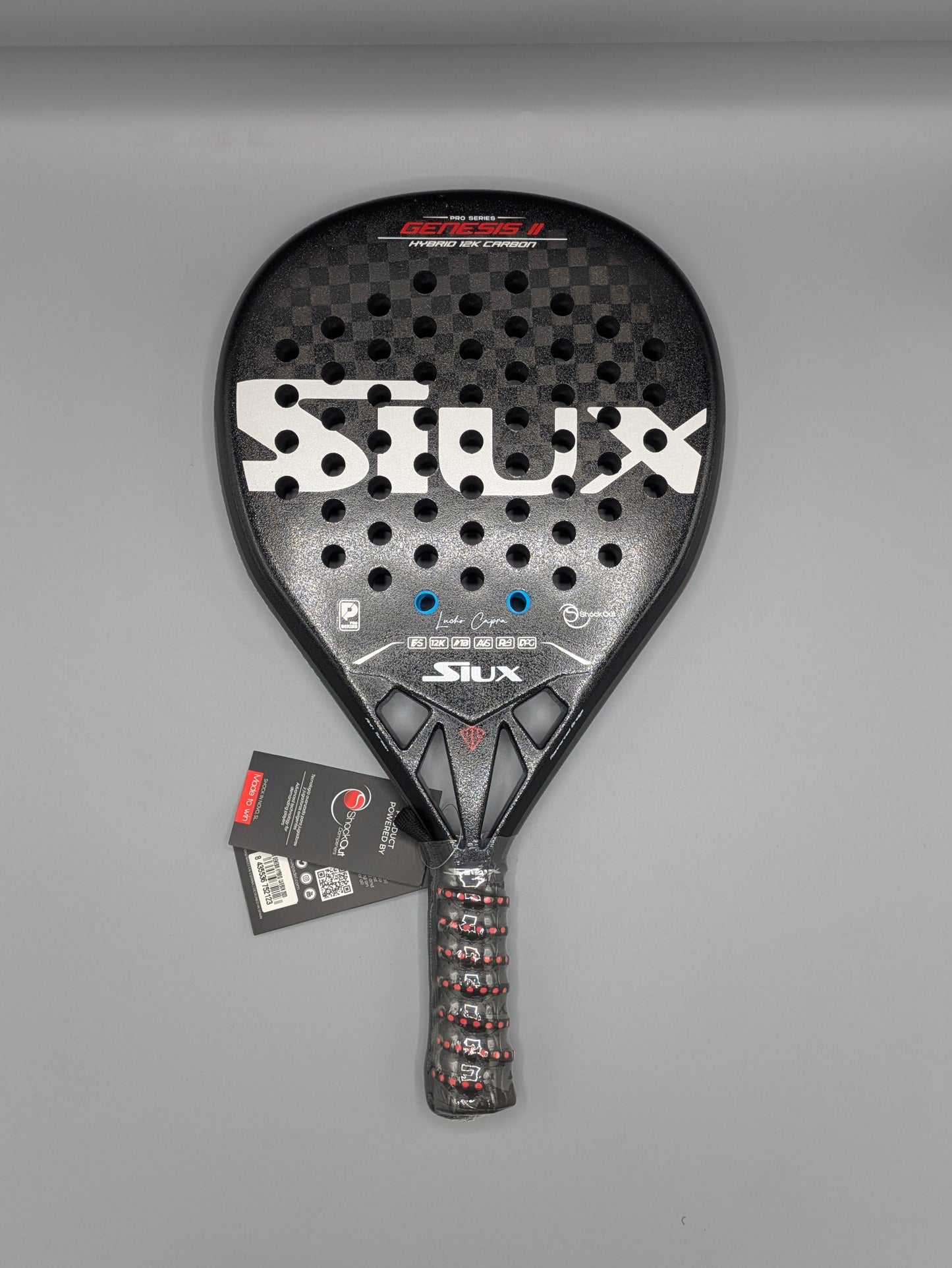 Raquette de padel Siux Genesis II Hybrid 12K Lucho Capra Pro