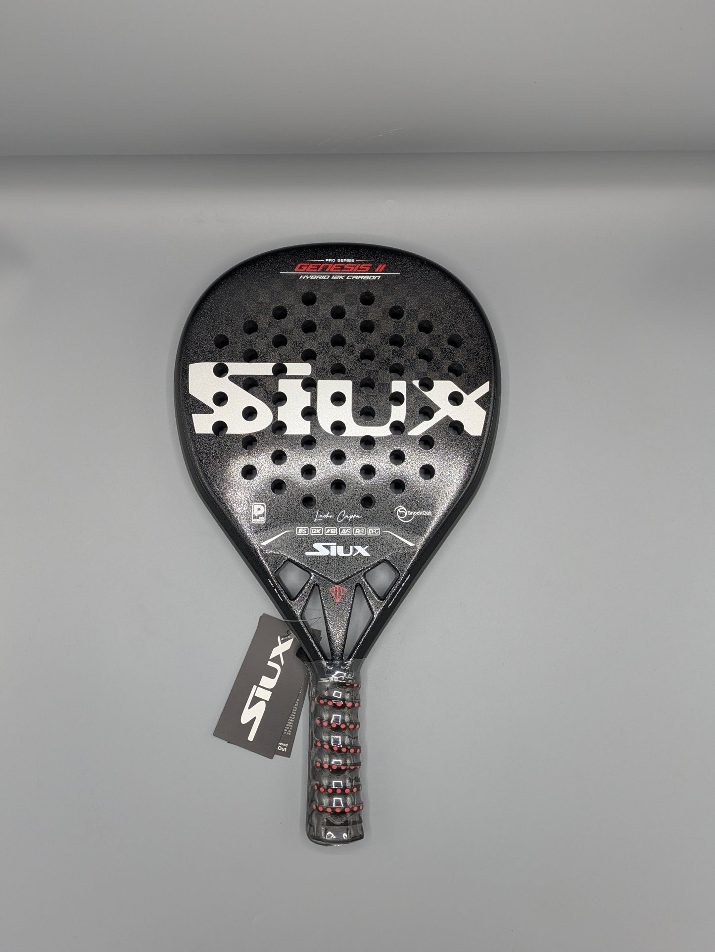 Raquette de padel Siux Genesis II Hybrid 12K Lucho Capra Pro