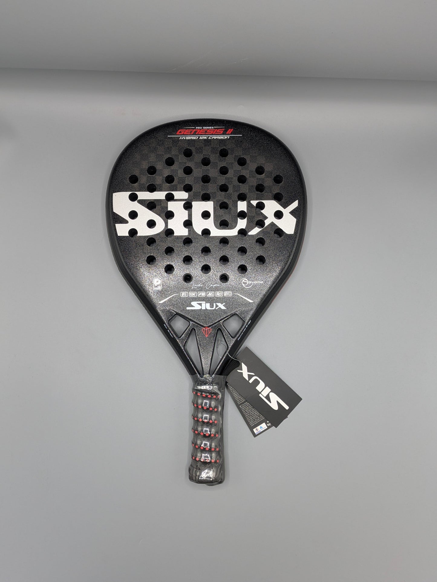 Raquette de padel Siux Genesis II Hybrid 12K Lucho Capra Pro