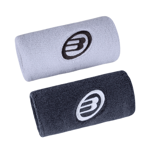 Poignets Éponge Bullpadel BPMU243I Gris/Bleu Marine x2