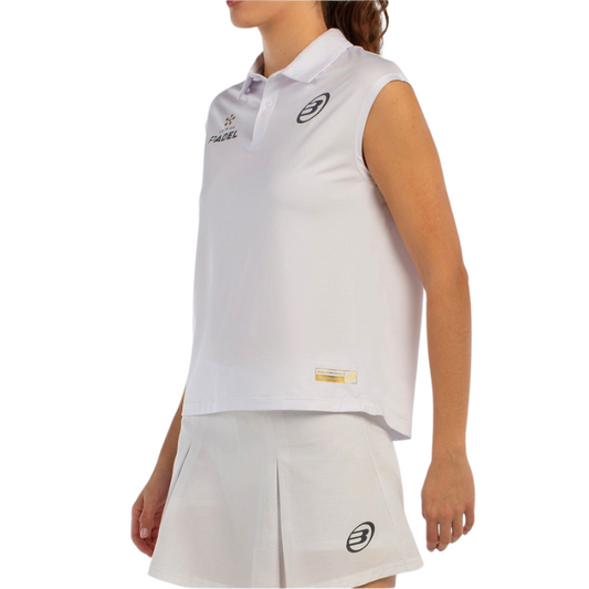 Polo Bullpadel Acido Blanc Femme