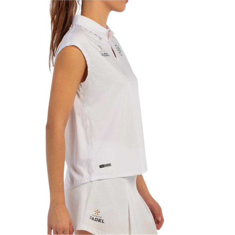 Polo Bullpadel Acido Blanc Femme