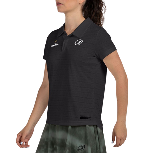 Polo Bullpadel Payerne Noir Femme