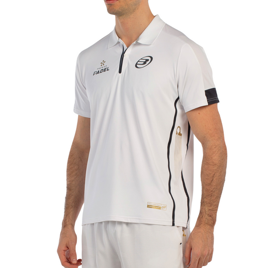 Polo Bullpadel Bogue Blanc