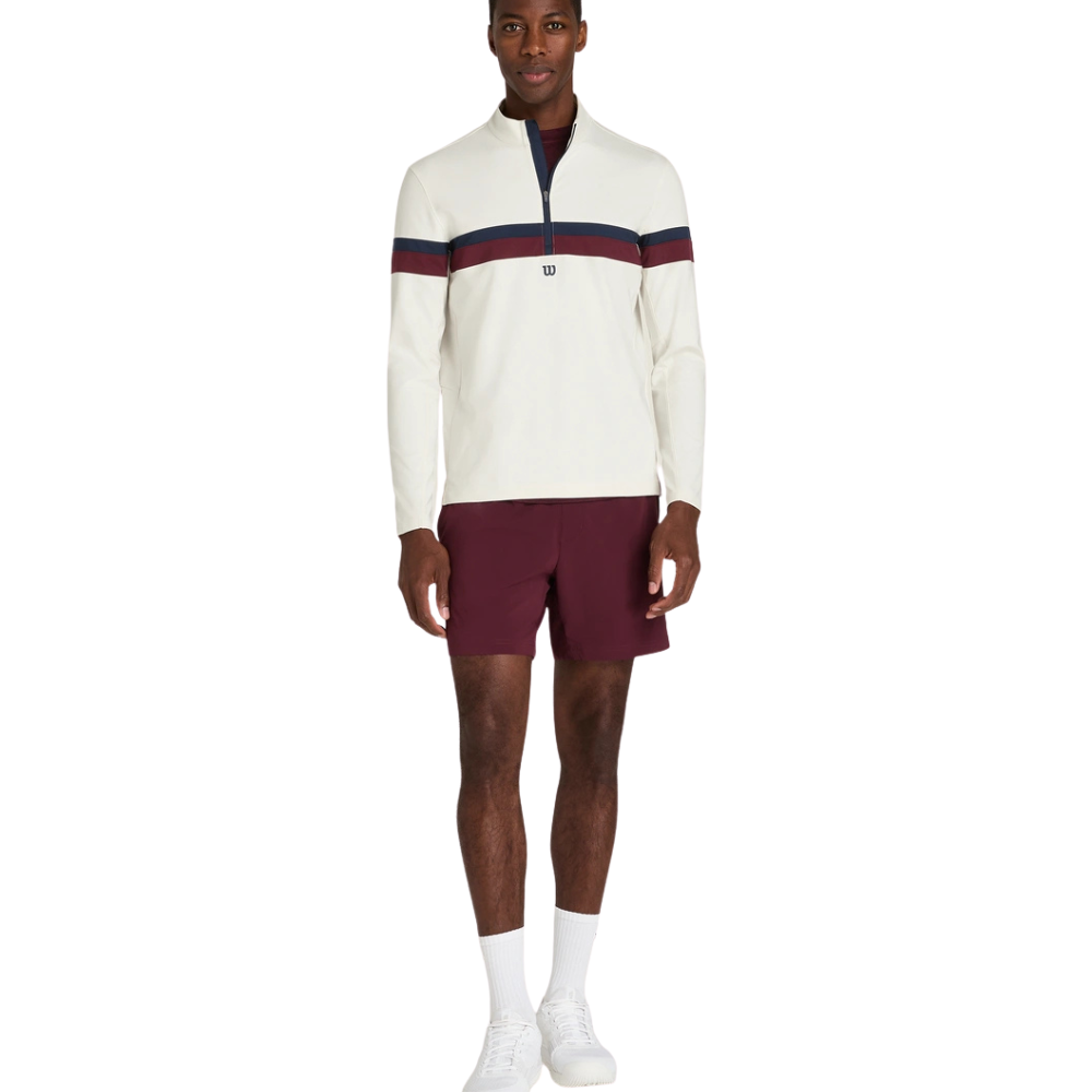 Pull Wilson Elevate Performance Half-Zip Beige