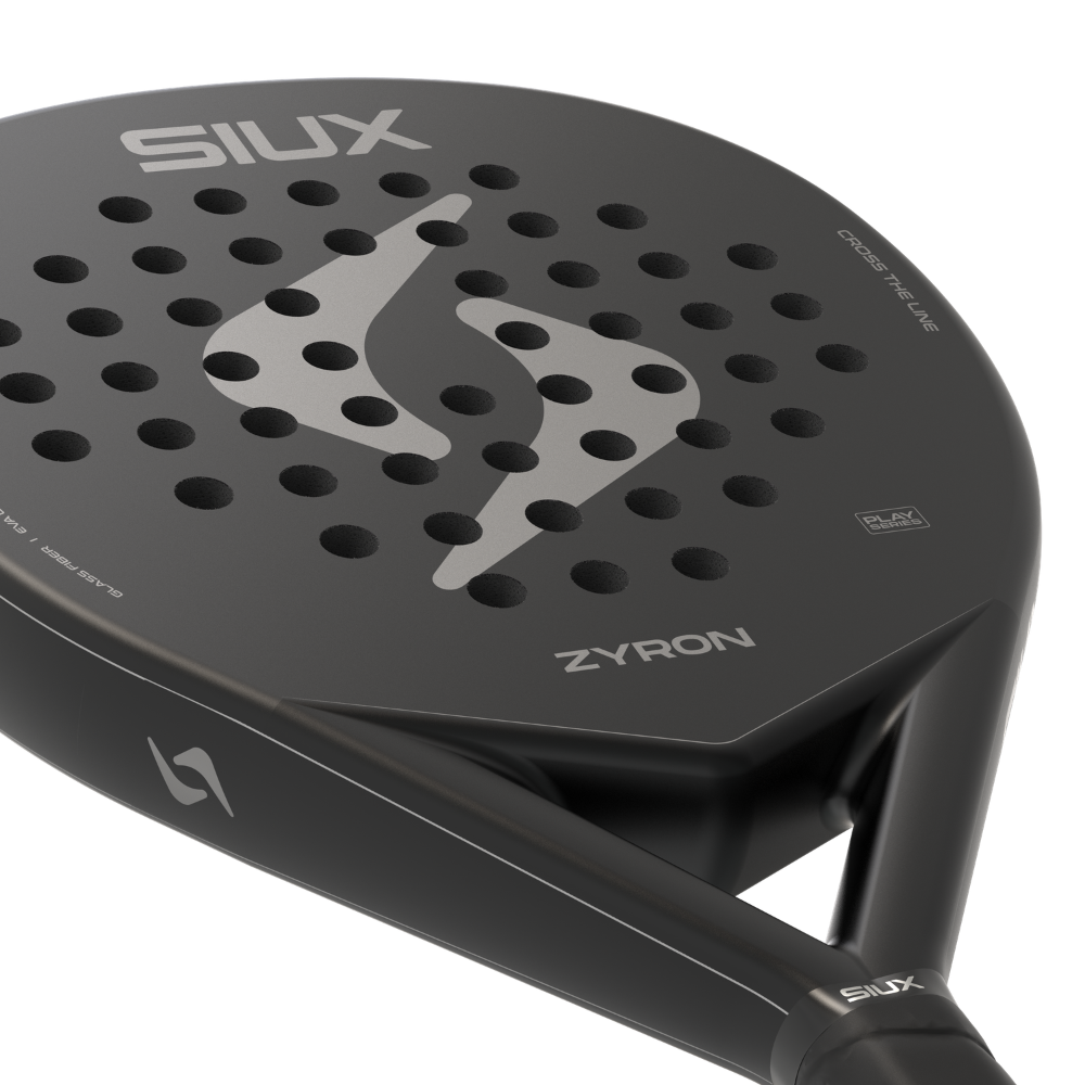 Raquette de padel Siux Zyron Anthracite 2026 - Esprit Padel Shop