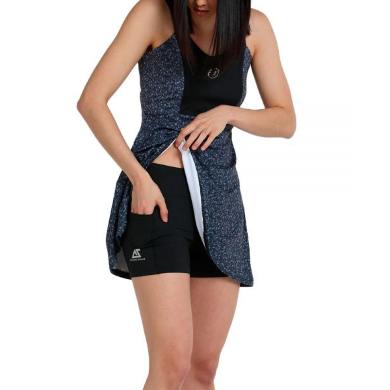 Robe Bullpadel Becas Noir Femme