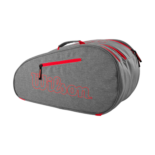 Sac de padel Wilson Team Padel Gris/Rouge