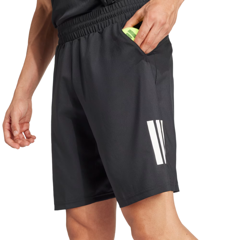 Short Adidas Club 3 Stripes Noir