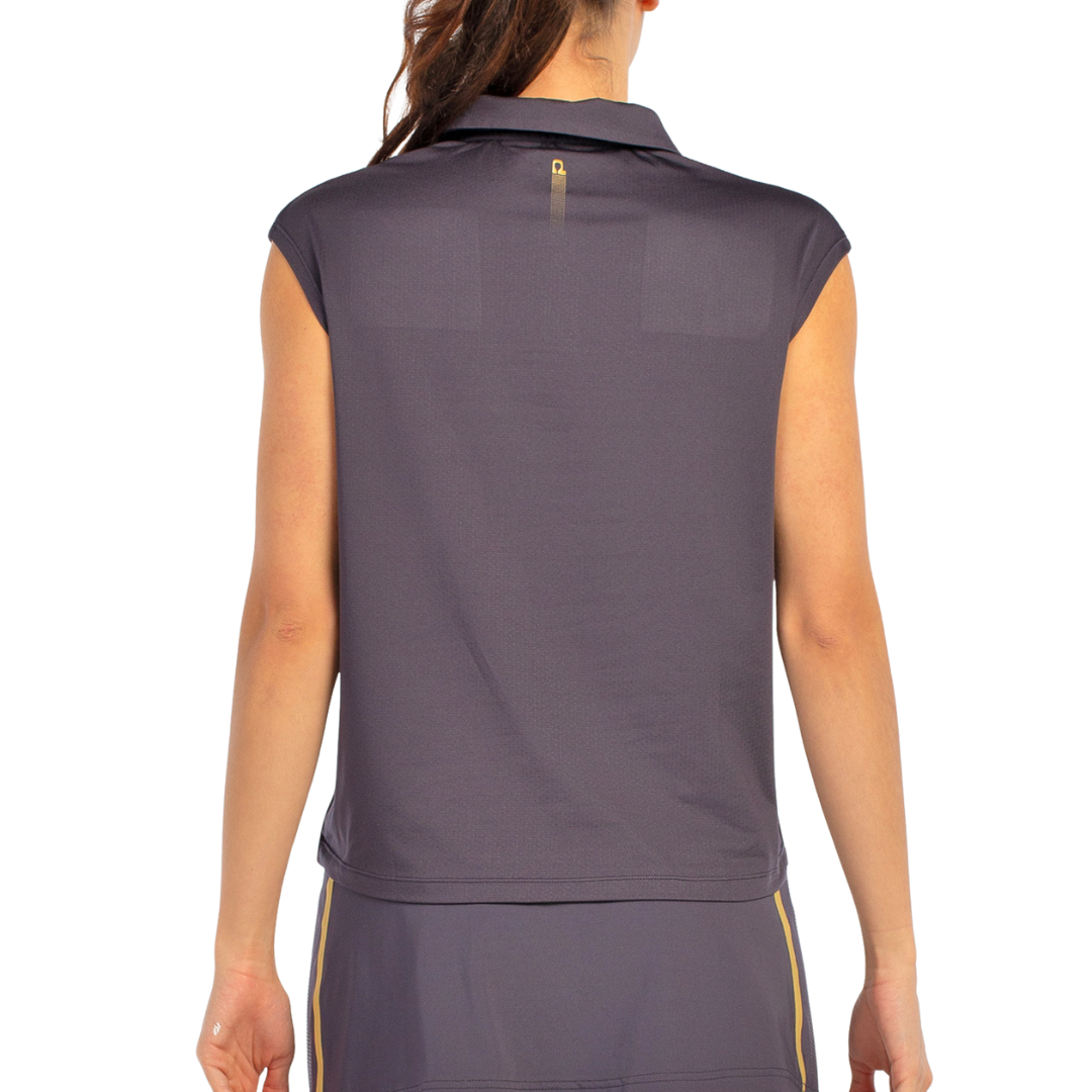 Polo Bullpadel Acido Noir Femme
