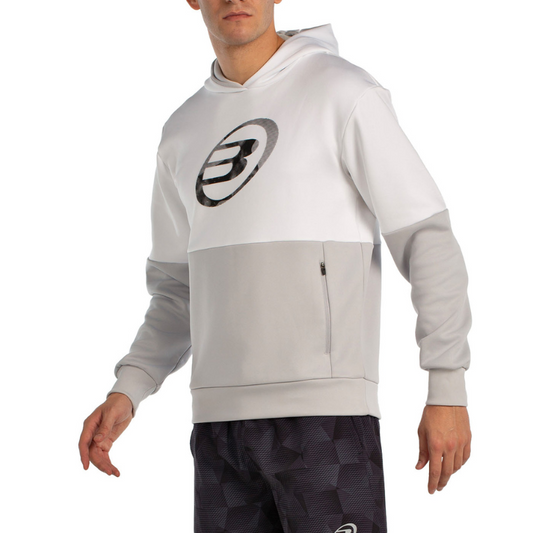 Sweat Bullpadel Boyal Blanc/Gris
