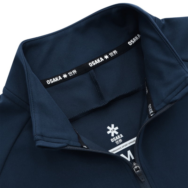 Pull Osaka Half Zip Bleu Marine
