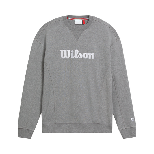Pull Wilson Team Crewneck Script Gris