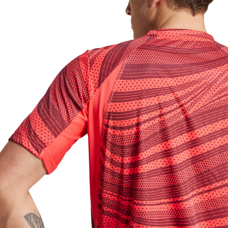 T-shirt Adidas Club Graphic Rouge