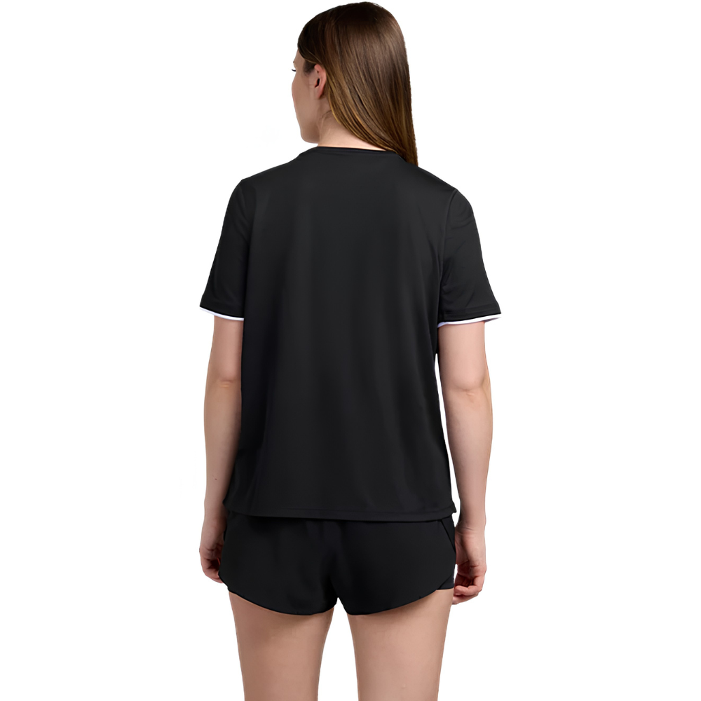T-shirt Asics Court Noir Femme 2027 - Esprit Padel Shop