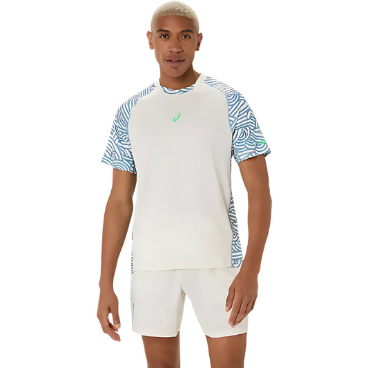T-shirt Asics Padel Court All Over Print Beige