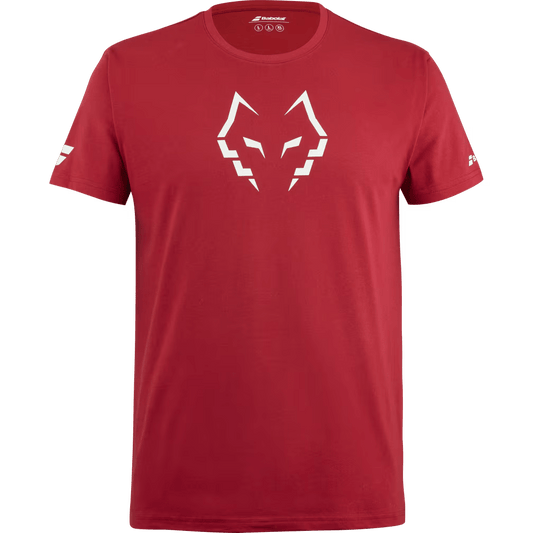 T-shirt Babolat Cotton Tee Lebron Rouge