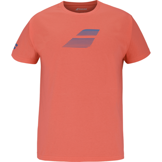 T-shirt Babolat Exercise Cotton Tee Orange Junior Boy