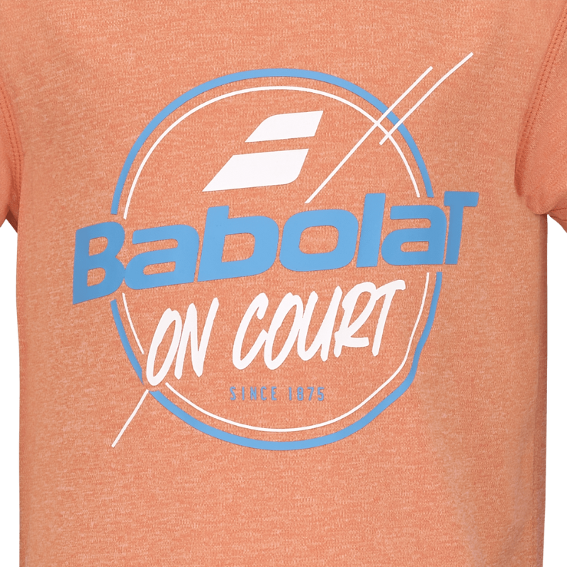 T-shirt Babolat Exercise Graphic Tee Orange Junior Boy