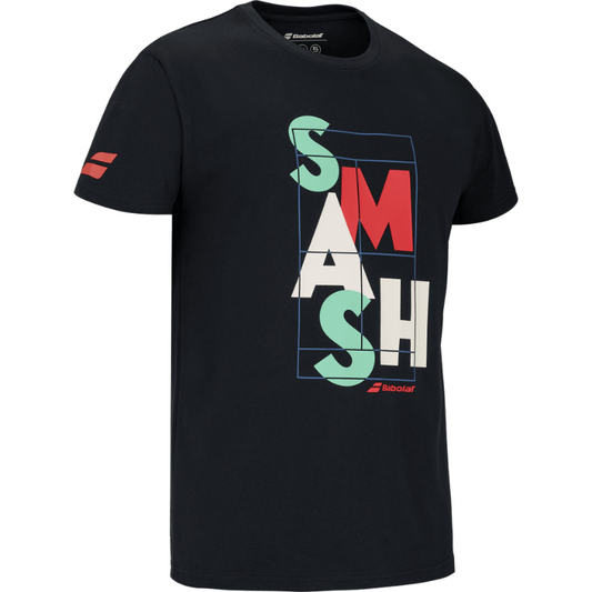 T-shirt Babolat Exercise Message Tee Noir 2025