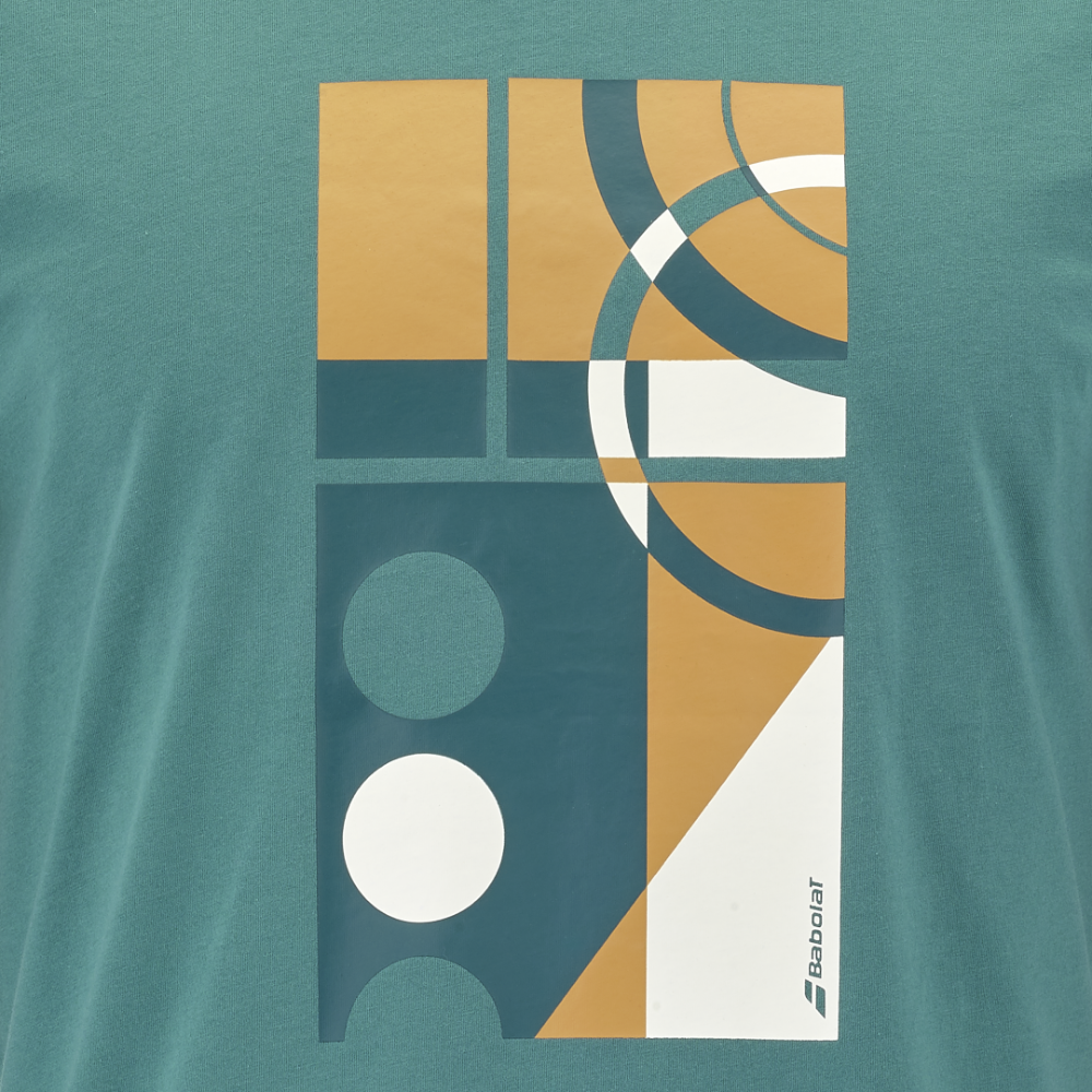 T-shirt Babolat Exercise Message Tee Vert