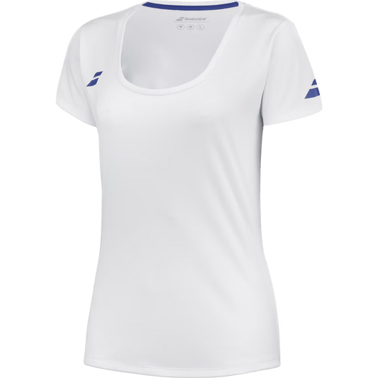 T-shirt Babolat Play Cap Sleeve Top Blanc Femme