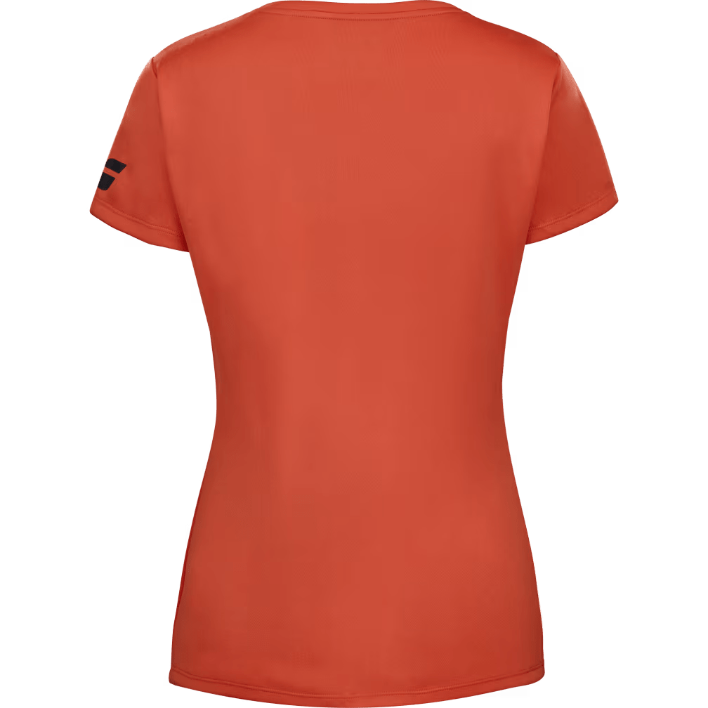 T-shirt Babolat Play Cap Sleeve Top Rouge/Orange Femme