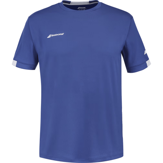 T-shirt Babolat Play Crew Neck Boy Bleu Marine Junior