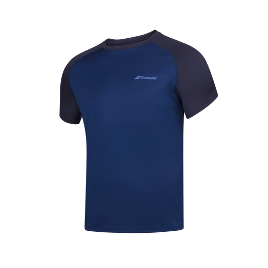 T-shirt Babolat Play Crew Neck Bleu Tee Boy Junior