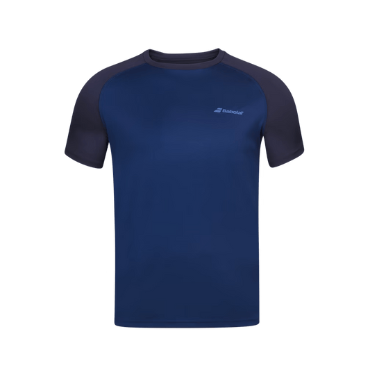 T-shirt Babolat Play Crew Neck Bleu Tee Boy Junior