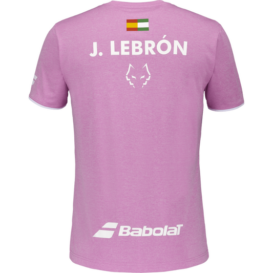 T-shirt Babolat Replica Crew Neck Tee Lebron Rose